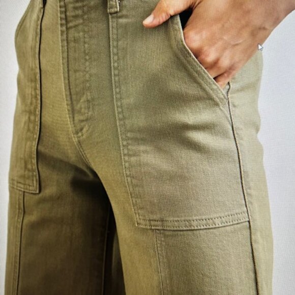 Rails Getty Crop Utility Wide Leg 28 NWT - Picture 2 of 5